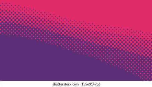 Pop art background abstract creative vector comics style blank layout template with clouds beams and isolated dots pattern. For sale banner, empty polka bubble, illustration for comic book design. 