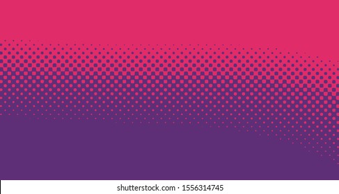Pop art background abstract creative vector comics style blank layout template with clouds beams and isolated dots pattern. For sale banner, empty polka bubble, illustration for comic book design. 
