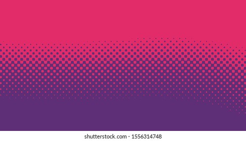 Pop art background abstract creative vector comics style blank layout template with clouds beams and isolated dots pattern. For sale banner, empty polka bubble, illustration for comic book design. 