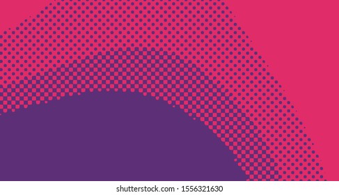 Pop art background abstract creative vector comics style blank layout template with clouds beams and isolated dots pattern. For sale banner, empty polka bubble, illustration for comic book design. 
