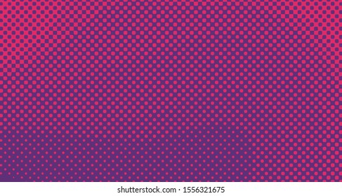 Pop art background abstract creative vector comics style blank layout template with clouds beams and isolated dots pattern. For sale banner, empty polka bubble, illustration for comic book design. 
