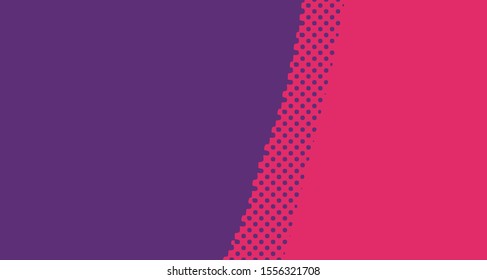 Pop art background abstract creative vector comics style blank layout template with clouds beams and isolated dots pattern. For sale banner, empty polka bubble, illustration for comic book design. 
