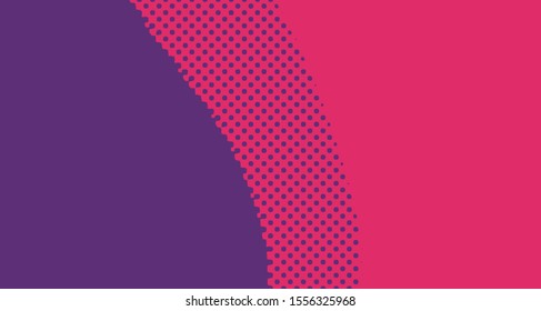 Pop art background abstract creative vector comics style blank layout template with clouds beams and isolated dots pattern. For sale banner, empty polka bubble, illustration for comic book design. 
