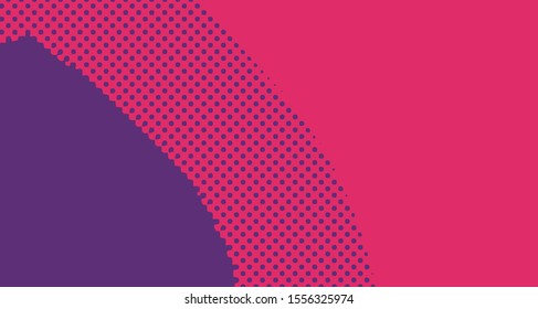 Pop art background abstract creative vector comics style blank layout template with clouds beams and isolated dots pattern. For sale banner, empty polka bubble, illustration for comic book design. 
