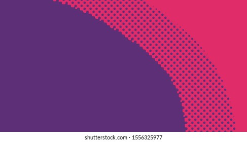 Pop art background abstract creative vector comics style blank layout template with clouds beams and isolated dots pattern. For sale banner, empty polka bubble, illustration for comic book design. 

