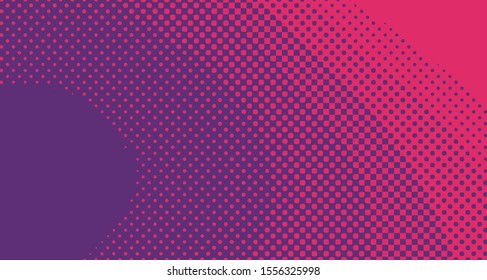 Pop art background abstract creative vector comics style blank layout template with clouds beams and isolated dots pattern. For sale banner, empty polka bubble, illustration for comic book design. 
