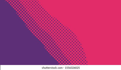 Pop art background abstract creative vector comics style blank layout template with clouds beams and isolated dots pattern. For sale banner, empty polka bubble, illustration for comic book design. 
