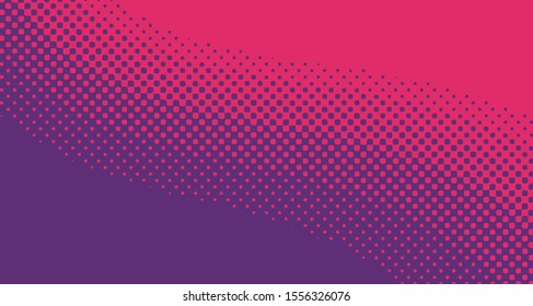 Pop art background abstract creative vector comics style blank layout template with clouds beams and isolated dots pattern. For sale banner, empty polka bubble, illustration for comic book design. 
