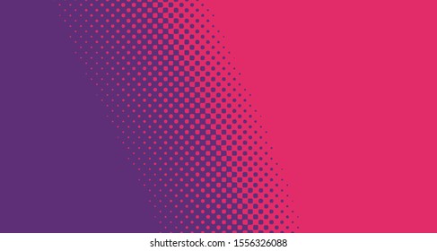 Pop art background abstract creative vector comics style blank layout template with clouds beams and isolated dots pattern. For sale banner, empty polka bubble, illustration for comic book design. 
