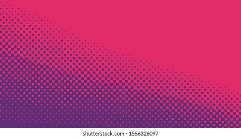Pop art background abstract creative vector comics style blank layout template with clouds beams and isolated dots pattern. For sale banner, empty polka bubble, illustration for comic book design. 
