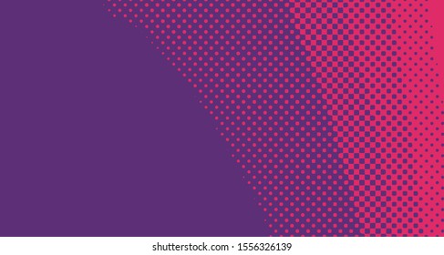 Pop art background abstract creative vector comics style blank layout template with clouds beams and isolated dots pattern. For sale banner, empty polka bubble, illustration for comic book design. 
