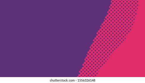 Pop art background abstract creative vector comics style blank layout template with clouds beams and isolated dots pattern. For sale banner, empty polka bubble, illustration for comic book design. 
