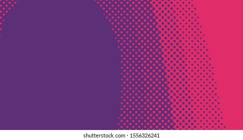 Pop art background abstract creative vector comics style blank layout template with clouds beams and isolated dots pattern. For sale banner, empty polka bubble, illustration for comic book design. 
