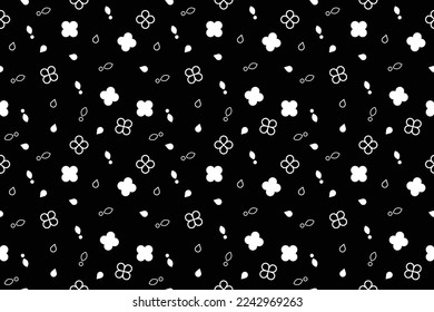 Pop art background. Bauhaus geometric grunge texture. Memphis pattern of geometric shapes for tissue and postcards. Vector Illustration. Hipster style 80s. Abstract black and white funky background.