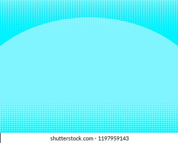 Pop art background, blue color. imitation comic style sky Vector