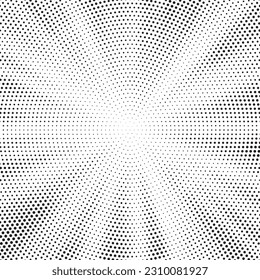 Pop art background. Comic pattern with starburst and halftone. Cartoon retro sunburst effect with dots. Yellow banner. Vintage sunshine texture. Vector illustration.