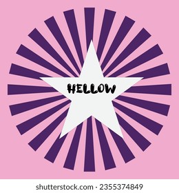 Pop art background. Comic starburst pattern. Orange cartoon print with points, beams. Vintage sunshine texture. Halftone retro duotone banner. Superhero sunburst print. Vector illustration.