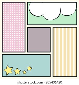 pop art background, illustration in vector format