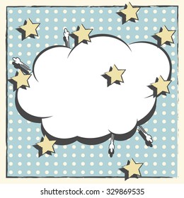 pop art background, illustration in vector format