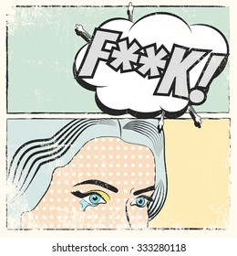pop art background, illustration in vector format