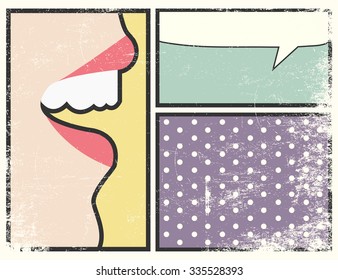 pop art background, illustration in vector format