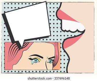 pop art background, illustration in vector format