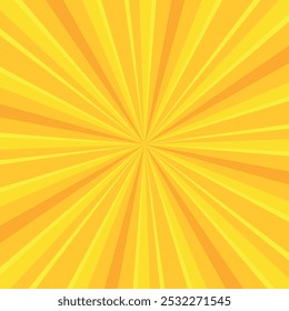 Plano de fundo da pop art. Padrão de cor amarela. Ilustração vetorial. História em quadrinhos.