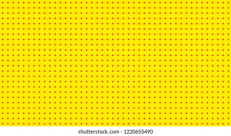 Pop Art background. Retro dotted background. Vector illustration. Halftone yellow pop art pattern.