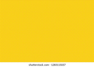 Pop Art background. Retro dotted background. Vector illustration. Halftone yellow pop art pattern.