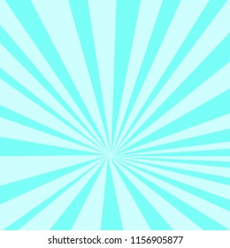 pop art background, sunlight blue. Vector illustration gradient