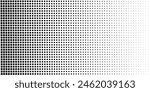 Pop art background vector. Design squares halftone effect gradient black on white background. Design print for illustration, textile, baner, cloth, cover, card, background, modern dotted comic