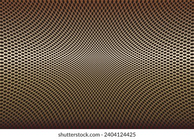 Vector de fondo de arte pop. El diseño marca el color medio del efecto de degradado de oro sobre fondo negro. Diseño impreso para ilustración, textil, pancarta, tela, cubierta, tarjeta, fondo, papel pintado. Establecer 10