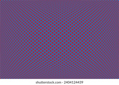 Vector de fondo de arte pop. El diseño marca el efecto de semitono rojo sobre fondo azul. Diseño impreso para ilustración, textil, pancarta, tela, cubierta, tarjeta, fondo, papel pintado. Establecer 6
