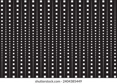Pop art background vector. Design squares halftone effect gradient white on black background. Design print for illustration, textile, baner, cloth, cover, card, background, wallpaper. Set 5