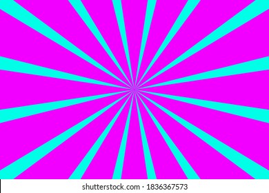 Pop art banner with rays. Explosion poster. Comic pattern with sunburst. Boom retro background. Vector illustration