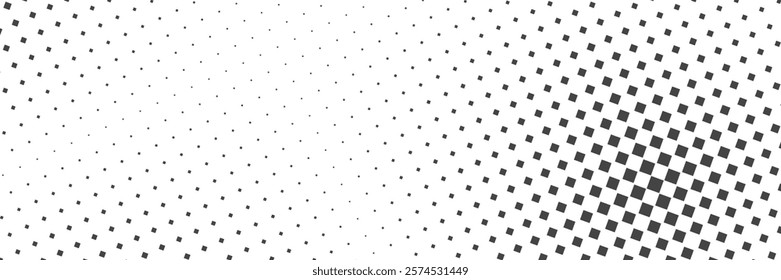 Pop art Banner with rectangles pattern. Abstract retro backgroung