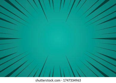 Pop Art Beam Green Starburst. Pop Art 