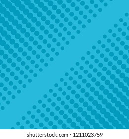 Pop art blue background