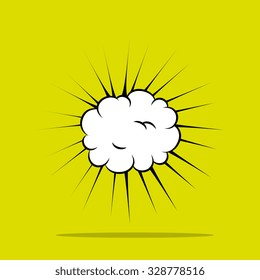 Pop art bubble comic graphic design, vector eps10.