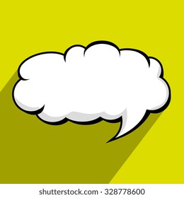 Pop art bubble comic graphic design, vector eps10.