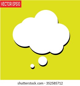 Pop art bubble comic graphic design, vector eps10.