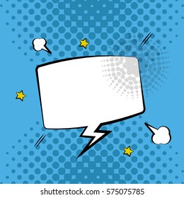 pop art bubble speech dialog design