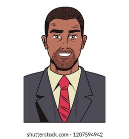 Pop art businessman