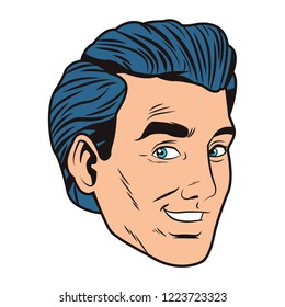 pop art businessman cartoon