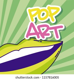 Pop art cartoons