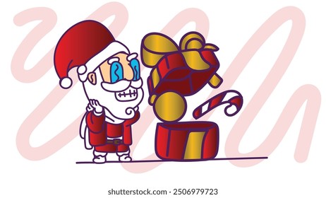 pop art christmas background design