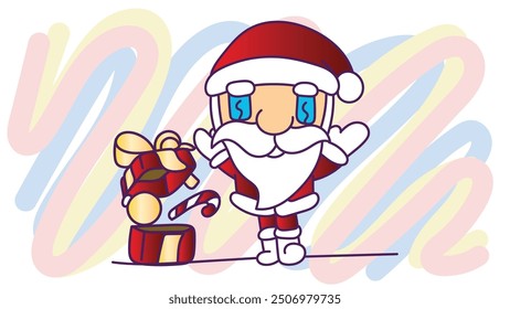 pop art christmas background design