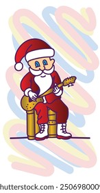 pop art christmas background design