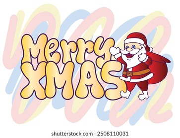 pop art christmas background design