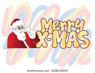 pop art christmas background design